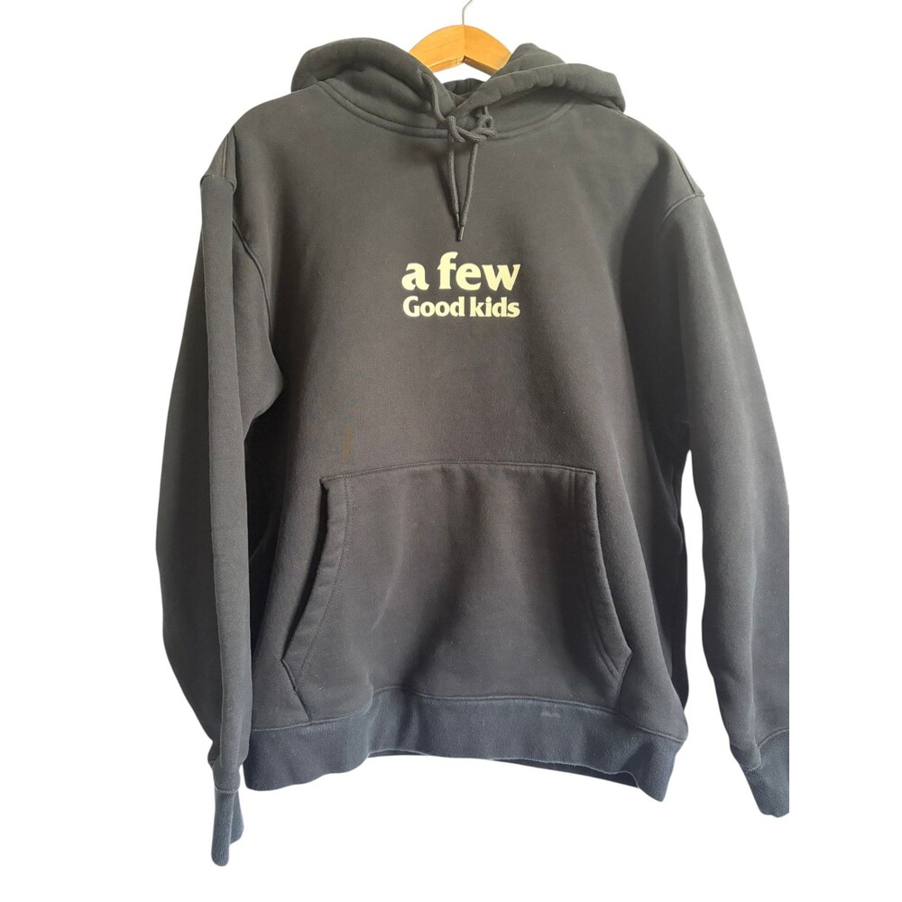 A Few Good Kids AFGK Circle Logo Pullover Hoodie Black Men's Size Small